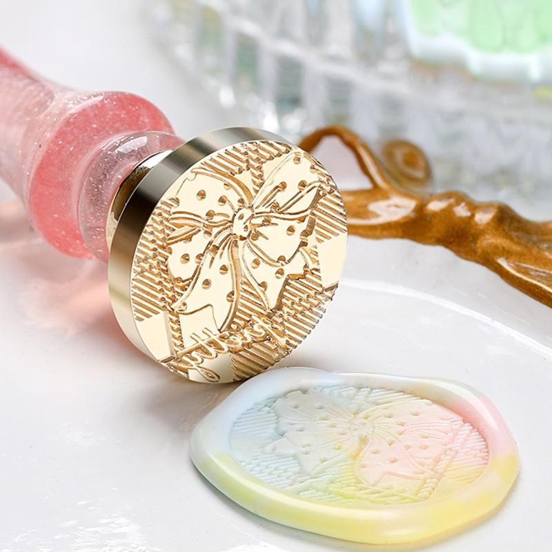 Cartoon Wax Stamp Replacement Head 11 Designs Round/Square/Rectangular for DIY Scrapbooking Card Making Sealing Envelope