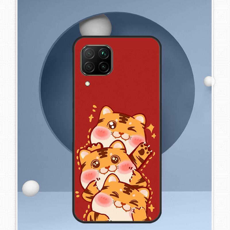 Funny Cartoon Tiger For Huawei Nova 12i 12s 11i 8i Y91 Y60 Y70 Y72 Y90 Y61 9 10 SE P20 P40 Lite P30 P60 Pro Case