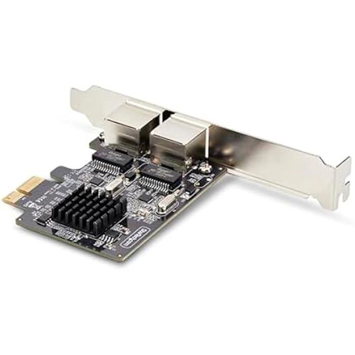 Síťová karta PCIe - STARTECH.COM - 2 porty - 10/100/1000 Mb/s - Wake-on-LAN - VLAN