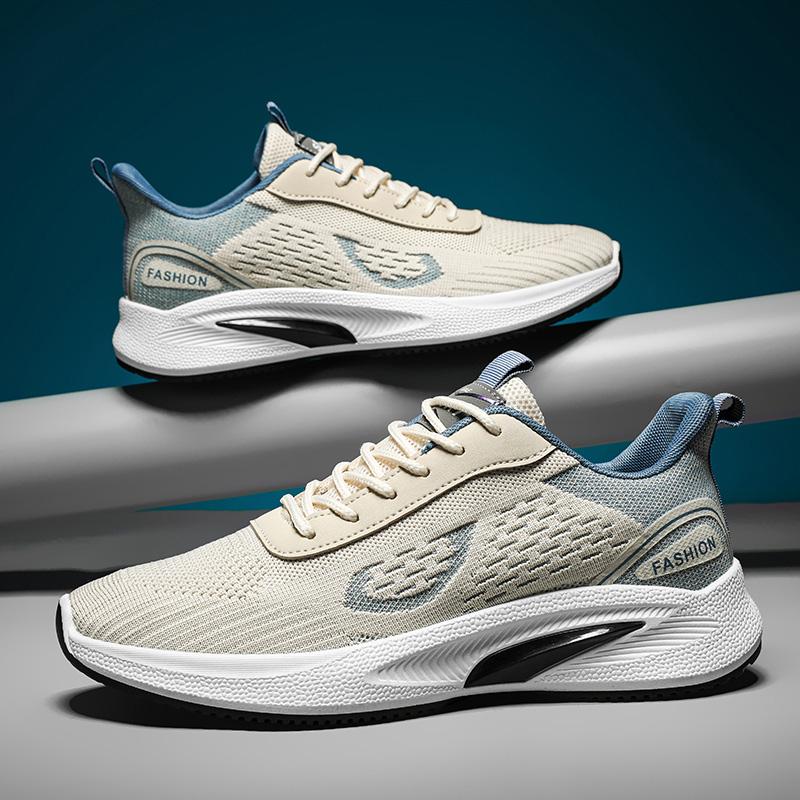 2025 Men Casual Sport Shoes Breathable Lightweight Sneakers Outdoor Mesh Running Shoes Athletic Jogging Walking Shoes