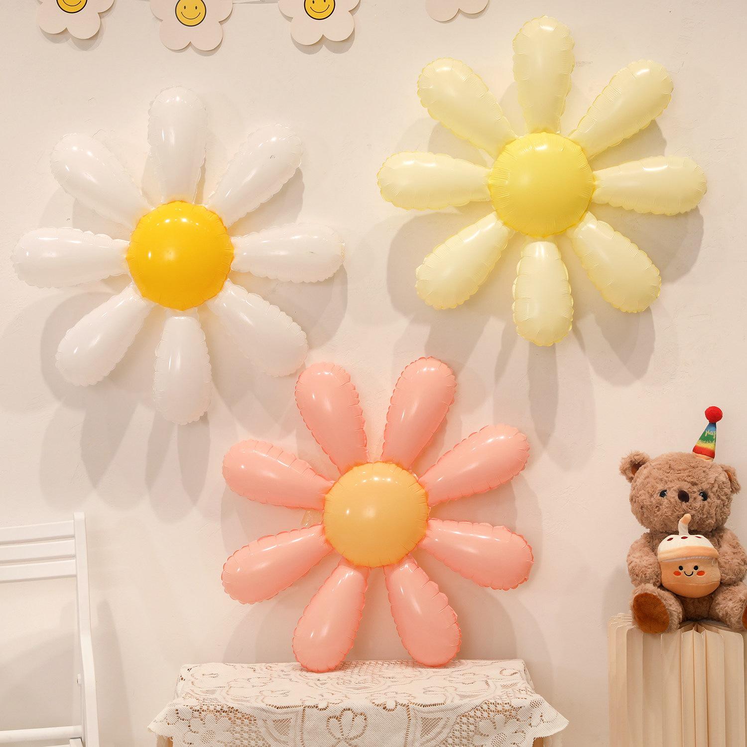 June 1st Kids Balloons: Sunflower, Daisy, Smiley Face Graduation & Birthday Decorations