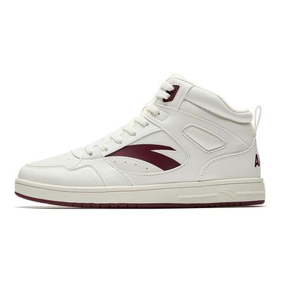 Year 2 Retro Red Simple Versatile Urban Commuting Warm Increased Height Lightweight High-Top Skate Shoes Kids Sneaker White 922548011-2