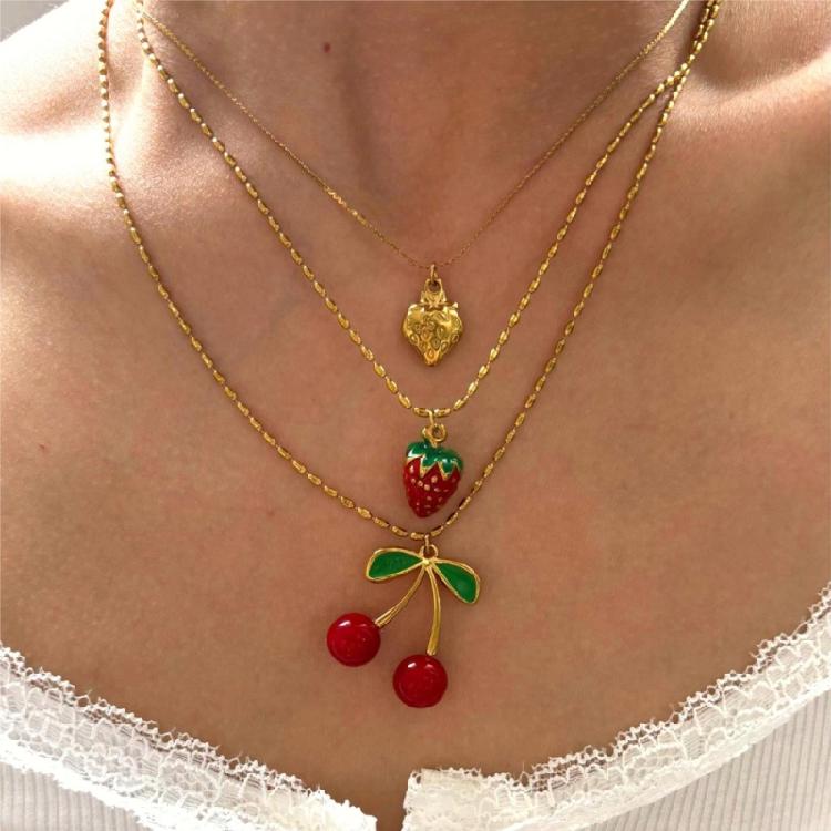 Elegant Pendant Necklace Adjustable Chain Lightweight Jewelry for Girls Birthday Gift Temperament Clavicular Chain