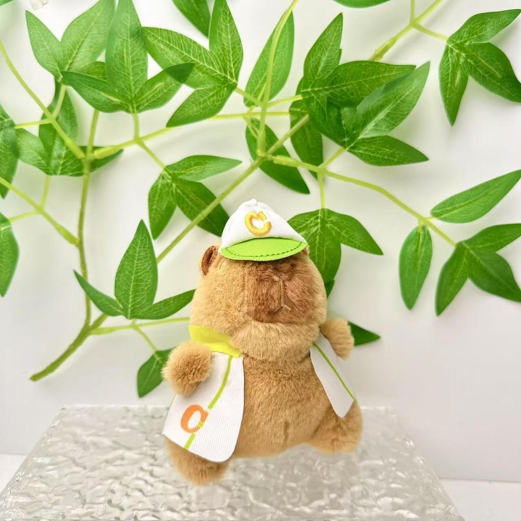 Baseball Plush Capybara Toy With Pp Cotton Filling For Home Decor Office And