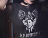 Cthulhu Lovecraft T-Shirt Black Gothic Horror Tee Eldritch Horror Dark Fiction Gift for Lovecraft Fans and Gothic Style Edgar Alan Poe
