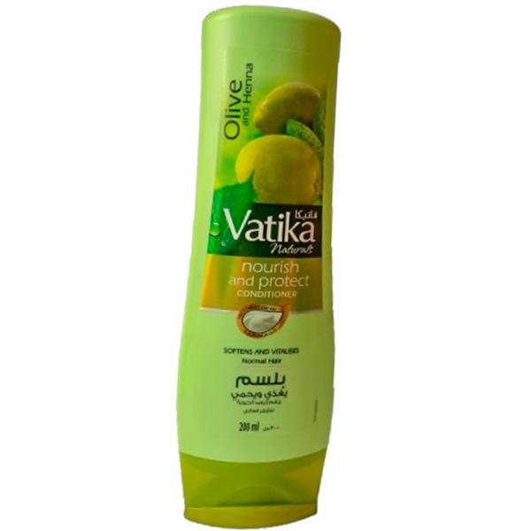 

Conditioner for hair nutrition and protection, Vatika Olive and Henna Conditioner, Dabur 200ml (43634030) 200ml