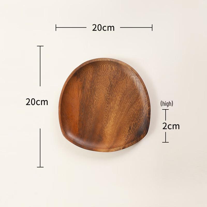 Wooden Snack and Dessert Tray