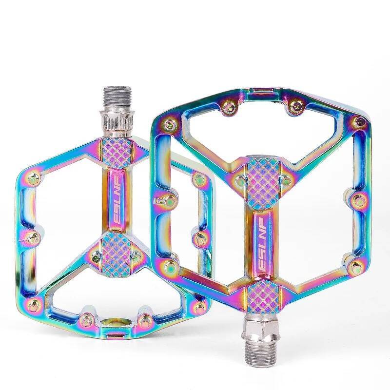 ESLNF Bicycle Pedal Aluminum Alloy Cycling Accessories Ultra Light Widened Anti-Slip Bearing MTB Road Bike DU Pedals