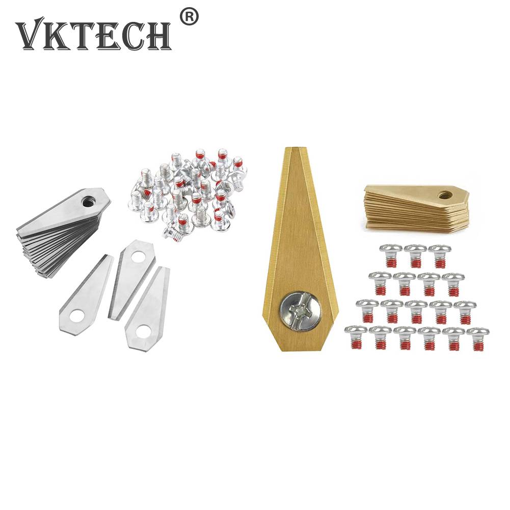 18 Stück Rasenmäher Ersatzklinge Edelstahl Automatische Bewegungsmaschine Klinge Titanbeschichtung für Bosch Indego 800 1000 1200