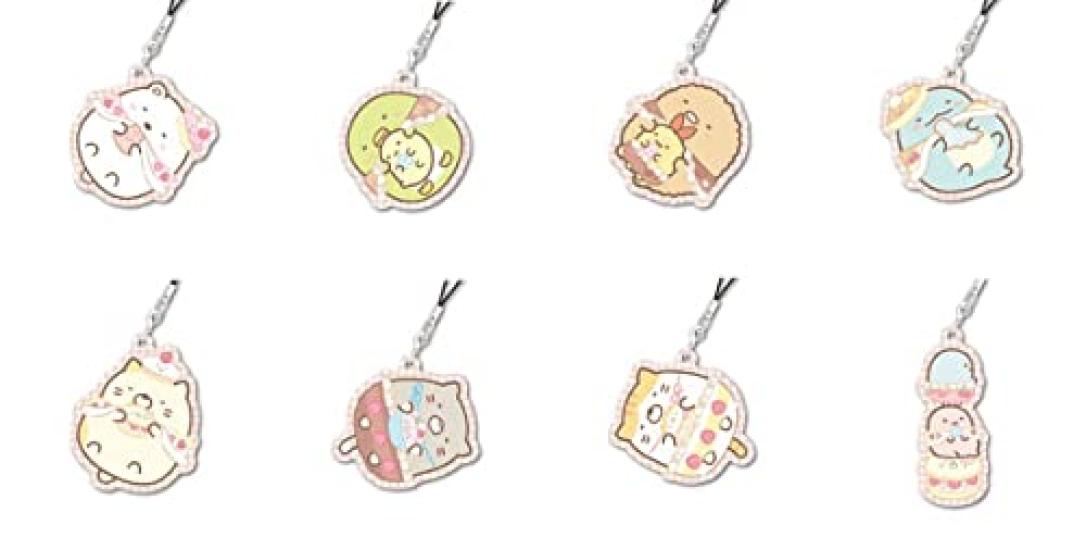 

Sumikkogurashi Cat Brothers and Sweets Shop Metal Charm Strap Box Product