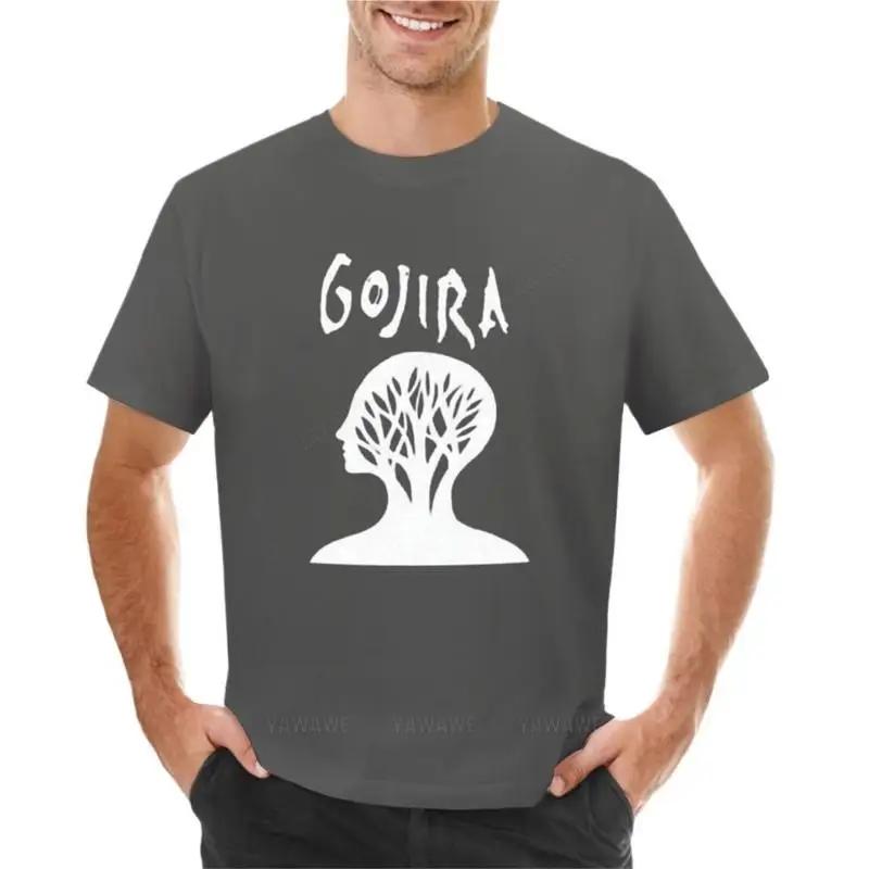 

man t-shirt o-neck top teeshirt Best Seller - Gojira band T-Shirt korean fashion Oversized t-shirt clothes for men 4XL