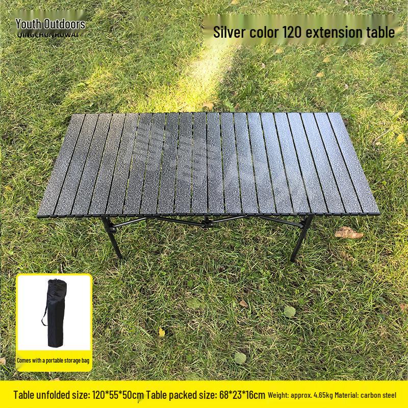 Outdoor Folding Table & Chair Set - Perfect for Leisure, Picnics, Camping, Barbecues, or Market Stalls. Portable and Compact Design.