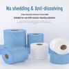 Industrial Dust-Free Blue Wiping Paper Rolls