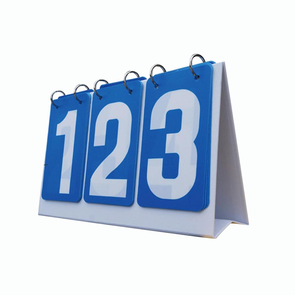Score Counter Score Keeper Multipurpose Tabletop 3 digits Flip Number Score Board Table Score Flipper for Basketball Baseball