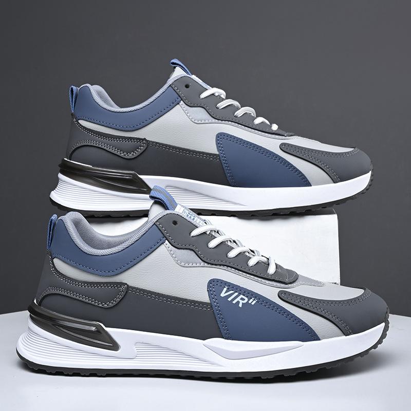 Men's Casual Mesh Breathable Thick Sole Height Increasing Dad Shoes Men's Versatile Soft Sole Sports Shoes