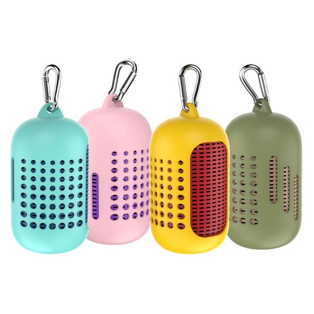 Quick Dry Fitness Cool Towels with Silicone Storage Bag Mini Sweat Towels Microfiber Breathable Sports Cool Towels