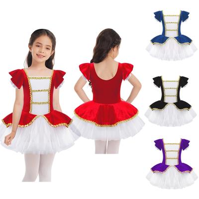 Kinder Mädchen Ballett Tanz Kleid Gymnastic Trikot Tutu Prinzessin Kleid Kinder Bühne Leistung Kleidung Weihnachten Geschenk