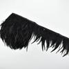 10Meters Saddle Pheasant Feathers Fringe for Clothes Ribbon Cock Feather Trim Flecos Tassel Needlework Decoration Sewing Decor