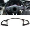 Für Mercedes Benz C E GLC CLA Klasse W205 W213 X253 Lenkradrahmen-Abdeckung Verkleidung mit Carbonfaser-Textur