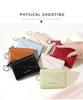 Women's Multi-Card Slot Holder: Anti-Magnetic Zipper Coin Purse, Portable Keychain Card Holder, and ID Storage Bag.