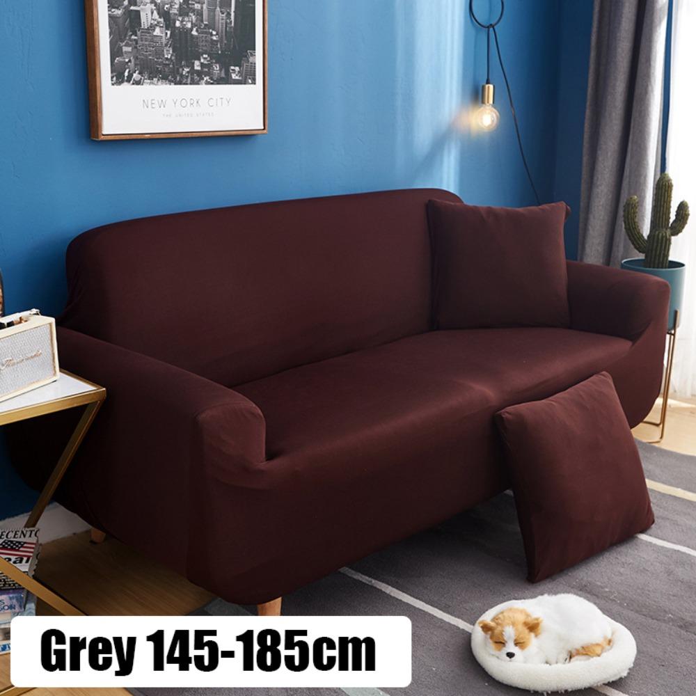 Fashion 23Seater Sofa Cover Elastic Universal All Inclusive Sofa Cover Solid Color Sofa Dust Cover 8990₽