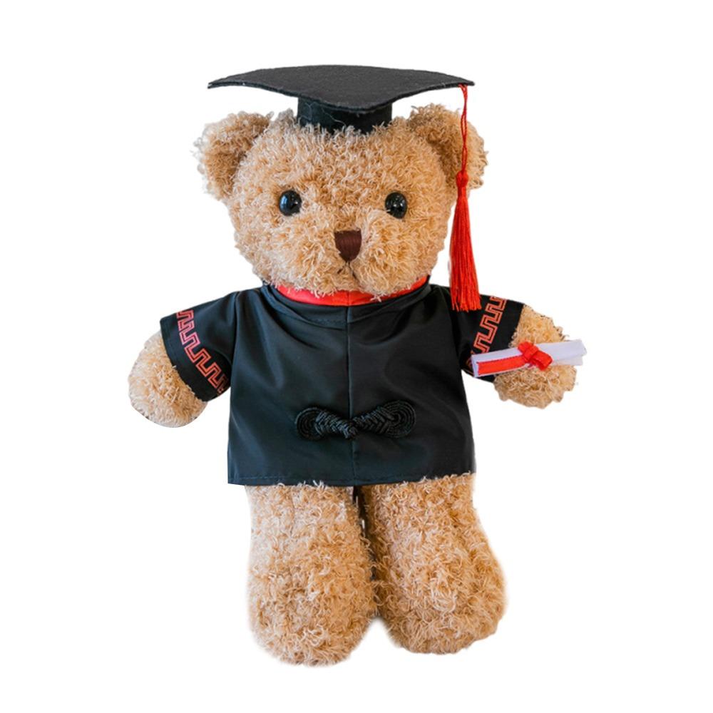 30cm Cute Stuffed Animal Doll Soft Graduation Gift Creative Doctor Bear Plush Toy  Graduation