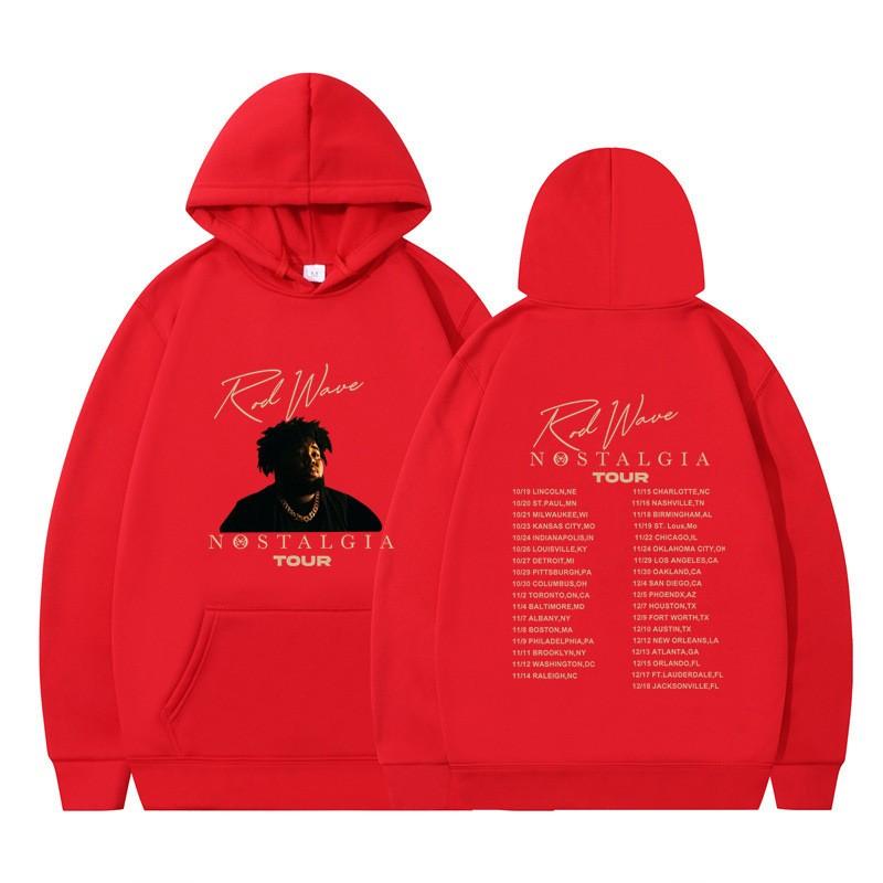 Famous Rapper Rod Wave Hoodie Street Style Y2K Men'S And Women'S Hoodie Harajuku Casual Pullover With Plush Trendy Printed Hoodi