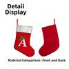 Creativity Christmas Alphabet Socks A-Z Candy Bag Multifunctional Christmas Gift Bag  New Year