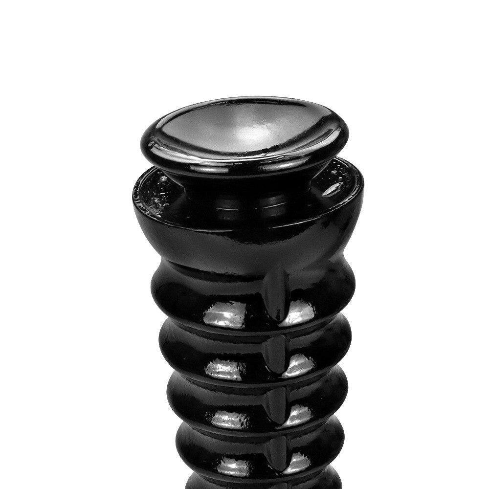 33cm velký černý anální kolík Fisting Sex Toy Slave Masturbator Realistický penis PVC Monster Dildo XXL