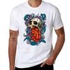 Cancer Or The Scull And The Hermit Tshirt Simple Casual Short Sleeve Cotton Tshirt