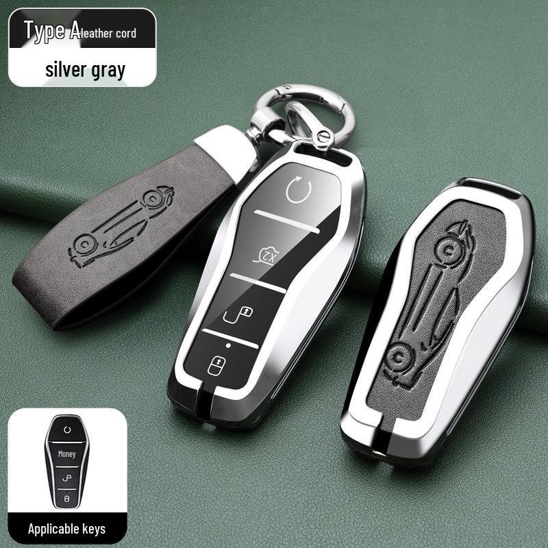 BYD Han, Tang DM, Qin PLUS, Song Pro/Max, Yuan Car Metal Key Case (2021 Model)