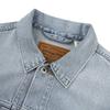 Levis Comfortable Loose Button Simple Long Sleeve Jacket Men Jacket Light-Blue 0016W-0001