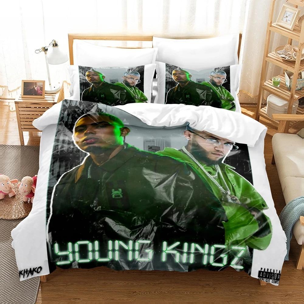 3D Print Rapper M-Myke Towers Bedding Set Single Twin Full Queen King Size Bed Set Adult Kid Bedroom Duvetcover Sets
