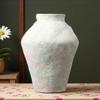 Großkalibrige Retro-Keramikvase für luxuriöse Wohnzimmerdekoration