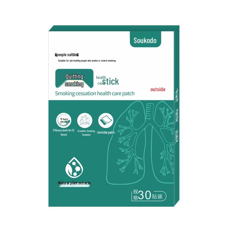 Bylinná sada pro odvykání kouření: Náplasti a pastilky pro muže a ženy