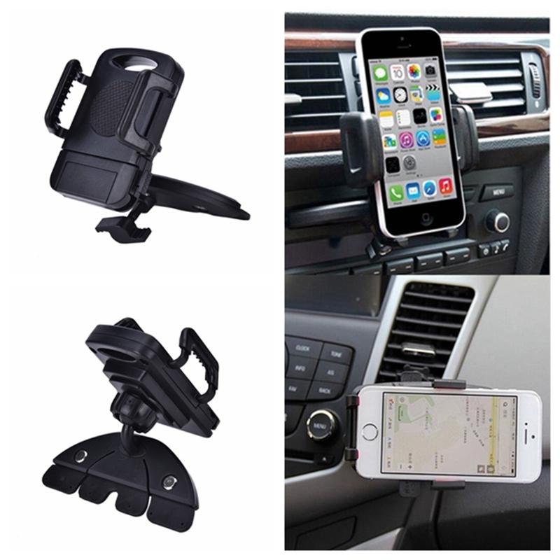 Univerzální Auto Cd Slot Držák Držák Stojanu Stojánek Pro Mobily Iphone Samsung