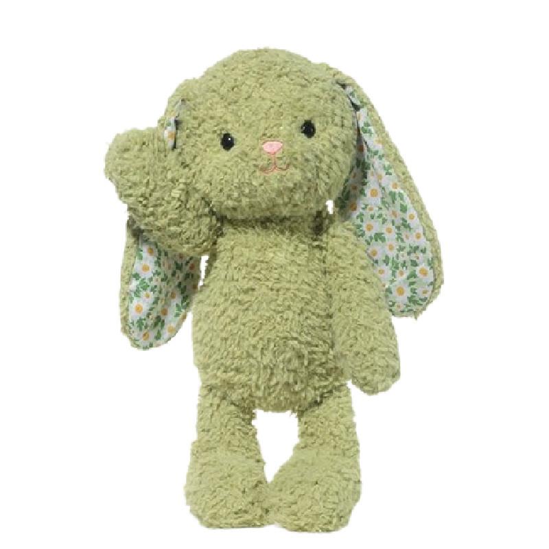 

Adorable Corgi And Matcha Rabbit Plush Toy Soft Stuffed Animal Doll For Girls Gifts зелёный