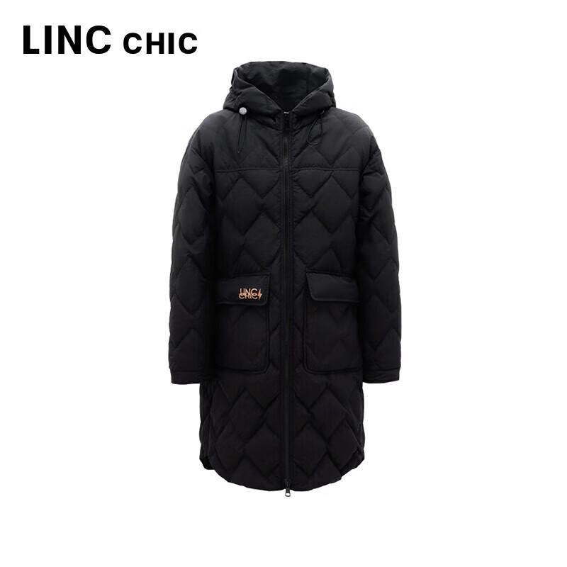 JINYUJIE Women's Hooded Mid-Length Lightweight Down Jacket
