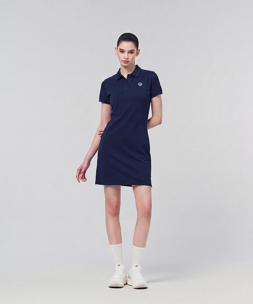 SERGIO TACCHINI W Pique Polo Dress (Navy)
