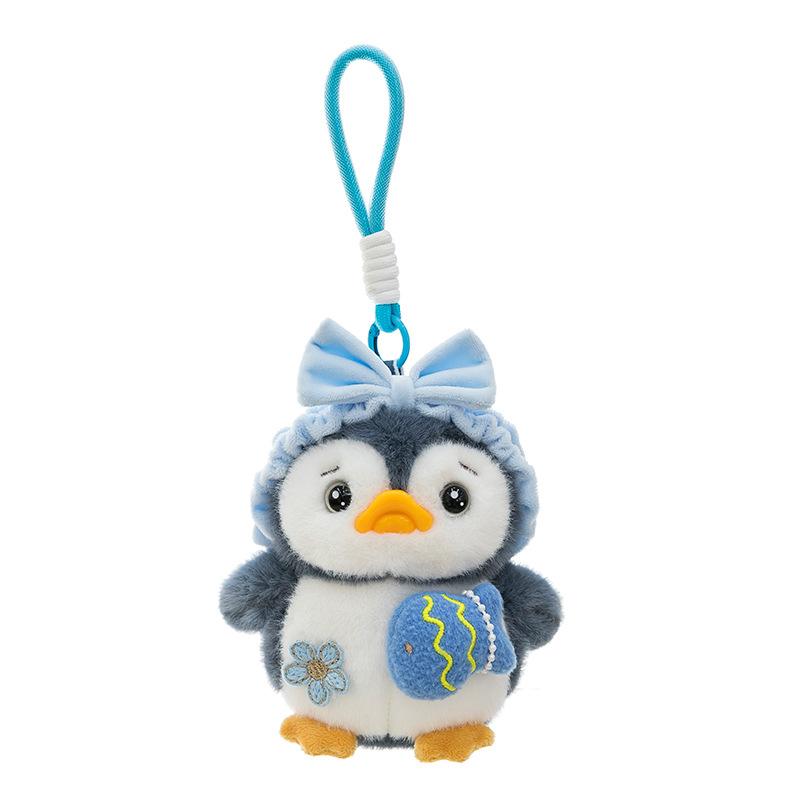 Cute Cute Scarf Little Penguin Pendant Plush Toy Doll Bag Pendant Doll Keychain Rag Doll