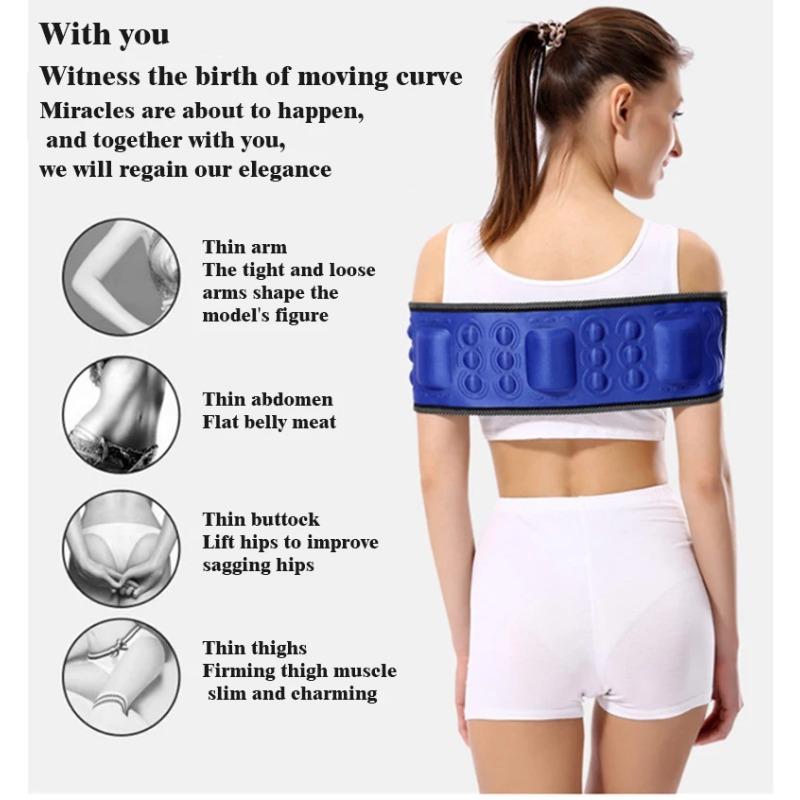 Wireless X7 X8 Sauna Slimming Belt Electric Heating Vibrating Massage Waist Belly Weight Loss Fat Burning  Massager for Slimming