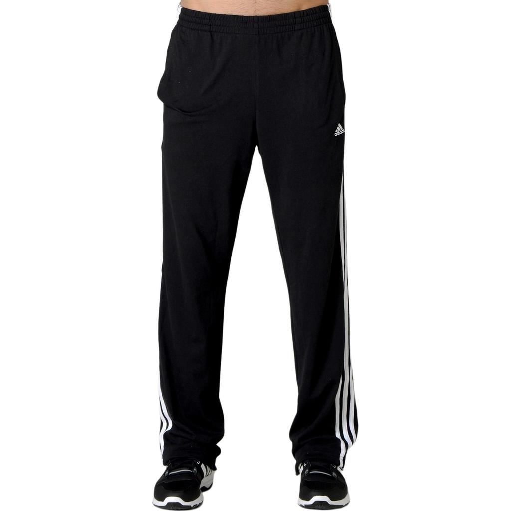 Adidas Fashionable Soft Comfortable Casual Knitted Sports Pants Men Bottoms Black W63478