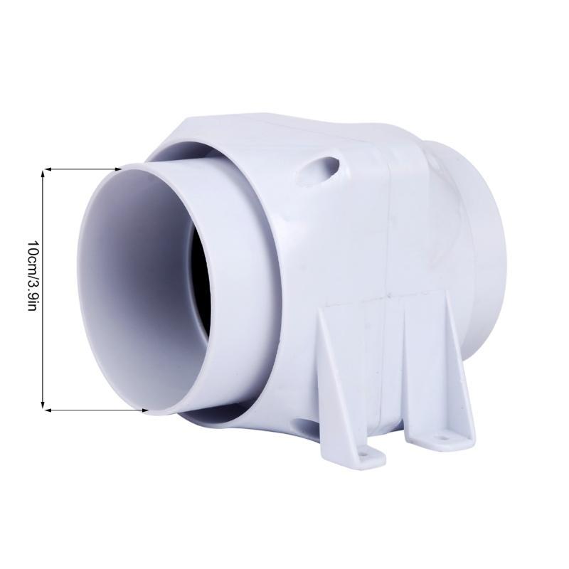 652F Smoke Extractor Duct Fan 110mm PVC Powerful Duct Extractor Pipe Fan Perfect for Restaurants and Workshops Bathroom