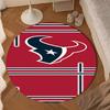 Houston-Texans Artwork Round Mat, Anti-slip Circle Carpet Chair Rug For livingroom,Bedroom, Doormat Home Decor Gift Christmas Gifts