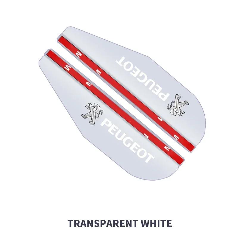 2026 Hot Car Sticker Car Side Rearview Mirror Guard Cover Rain Eyebrow Covers Stickers For Peugeot 208 306 307 308 508 106 107 1
