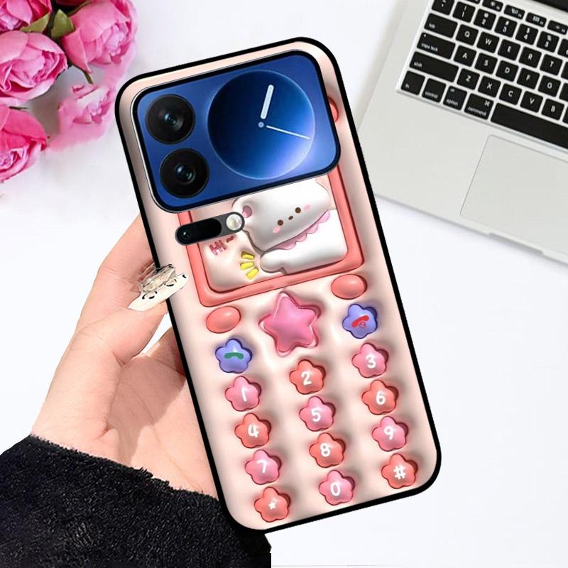 Silikonhülle für Xiaomi 17Pro/17 Pro Max Stoßfeste Handy-Rückseite Niedliche Bemalte Fundas für Xiaomi17 Pro Max Weiche TPU-Schale