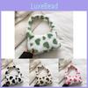 Trendy Plush Women's Handbag 2023 New Spring Fashion Heart Tote Bag Casual Shoulder Bag