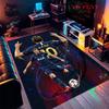 HK Player Teppich für Wohnzimmer Schlafzimmer Zuhause Sofadekoration, Rutschfeste Bodenmatte für Kinder zum Spielen