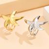 Casual Resort Style Adjustable Stainless Steel Star Ring