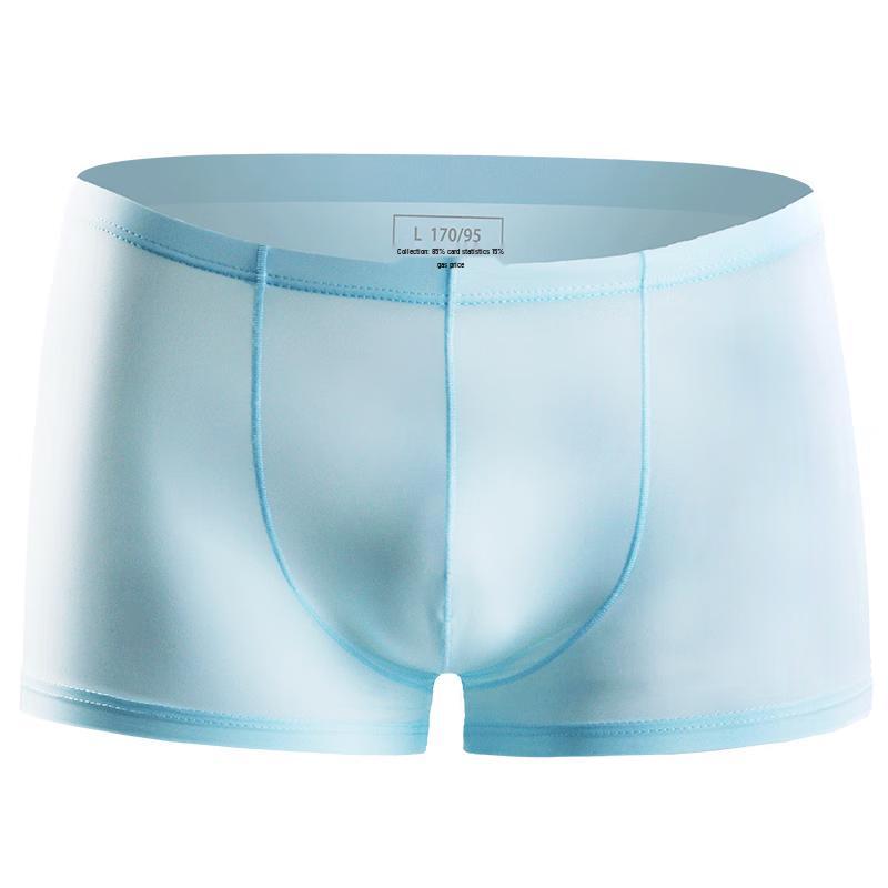 

Aoyuan Men s Ice Silk Breathable Boxer Briefs (3-Pack) XL
